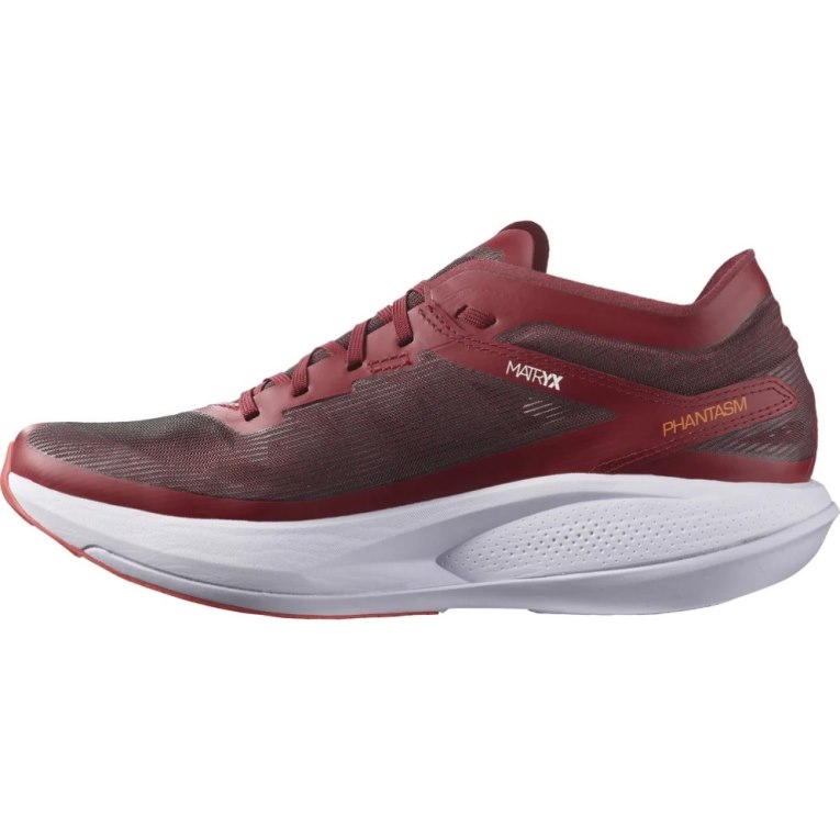 Burgundy Salomon Phantasm Men's Running Shoes | IE ZX8261